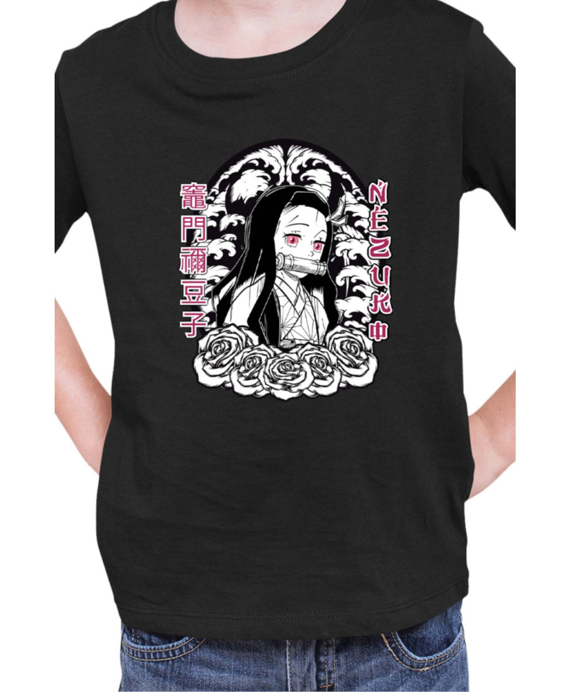 Детска Тениска Japan Manga Anime Comics Animation Demon Slayer Cute Nezuko