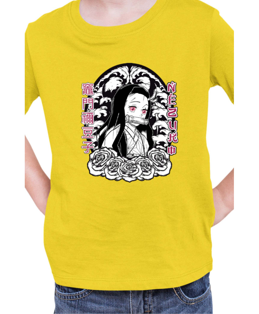 Детска Тениска Japan Manga Anime Comics Animation Demon Slayer Cute Nezuko