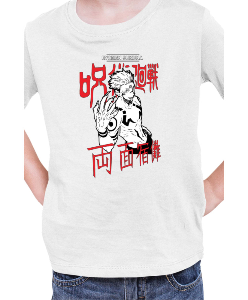Детска Тениска Japan Manga Anime Comics Animation Jujutsu Kaisen Ryomen Sukuna