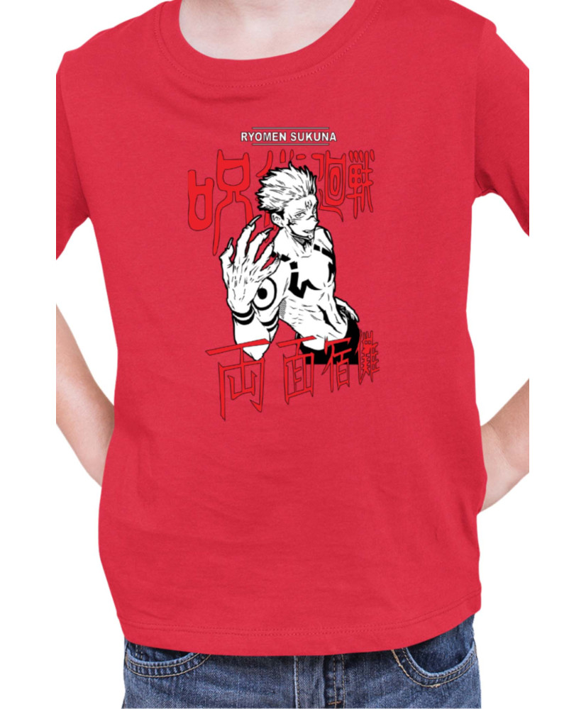 Детска Тениска Japan Manga Anime Comics Animation Jujutsu Kaisen Ryomen Sukuna
