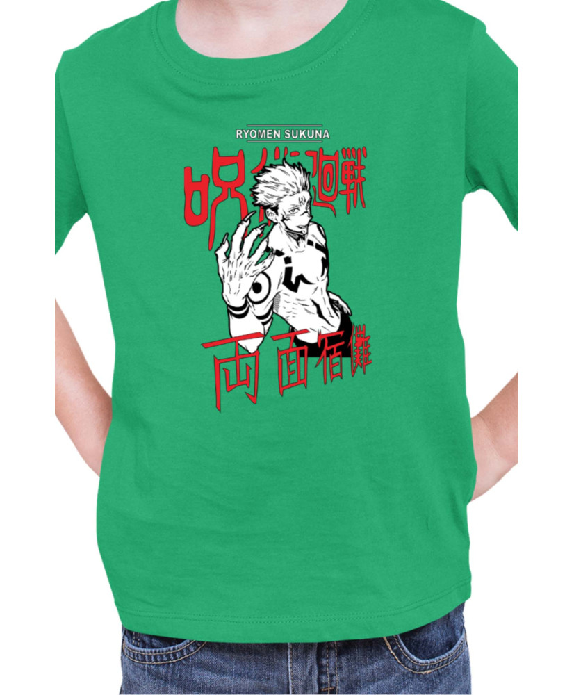 Детска Тениска Japan Manga Anime Comics Animation Jujutsu Kaisen Ryomen Sukuna