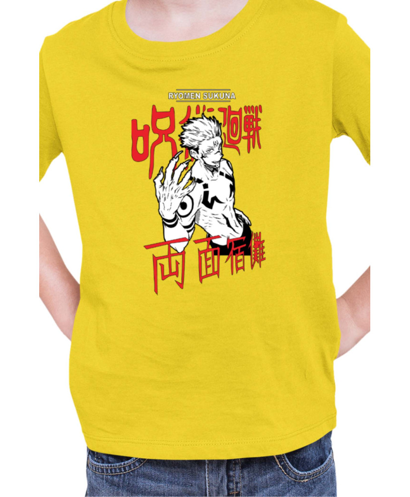 Детска Тениска Japan Manga Anime Comics Animation Jujutsu Kaisen Ryomen Sukuna