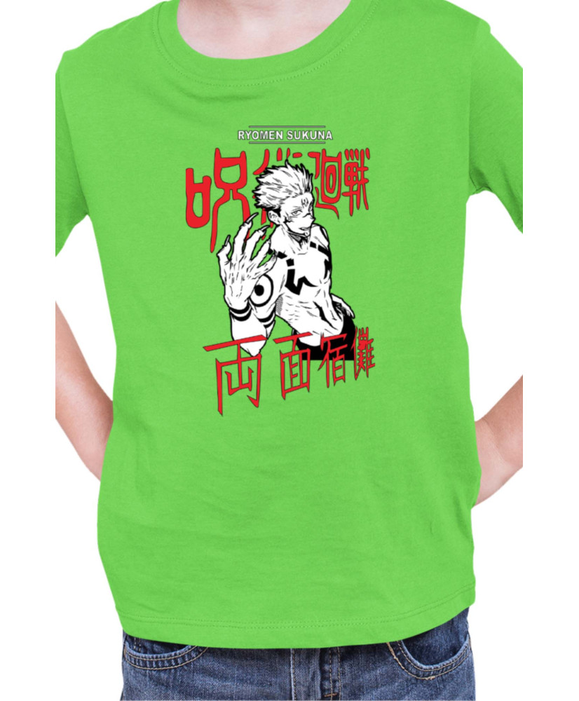 Детска Тениска Japan Manga Anime Comics Animation Jujutsu Kaisen Ryomen Sukuna
