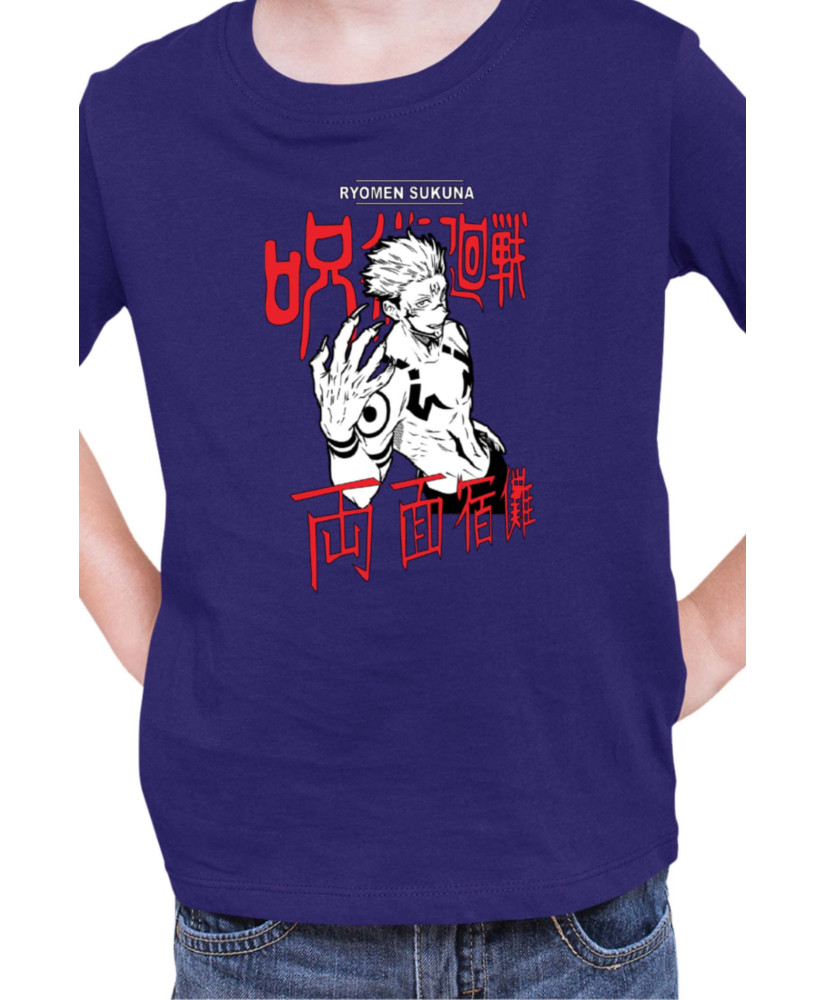 Детска Тениска Japan Manga Anime Comics Animation Jujutsu Kaisen Ryomen Sukuna