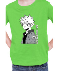 Детска Тениска Japan Manga Anime Comics Animation My Hero Academia Katsuki Bakugo