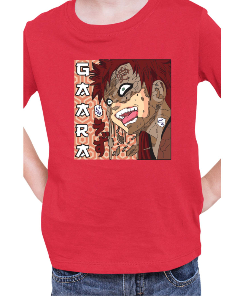 Детска Тениска Japan Manga Anime Comics Animation Naruto Transformation Gaara Детска Тениска Japan Manga Anime Comics Animation Naruto Transformation Gaara