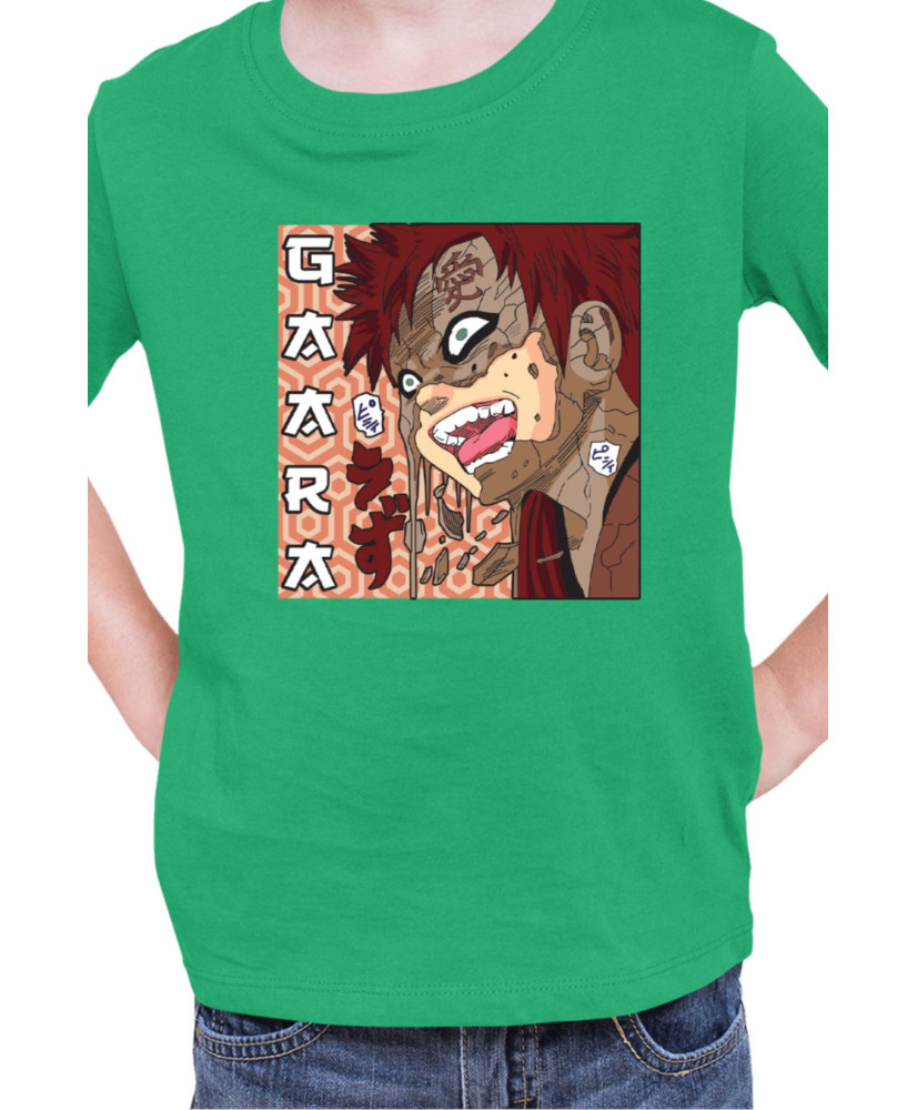 Детска Тениска Japan Manga Anime Comics Animation Naruto Transformation Gaara Детска Тениска Japan Manga Anime Comics Animation Naruto Transformation Gaara