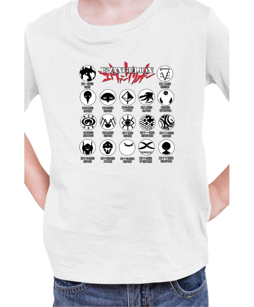 Детска Тениска Japan Manga Anime Comics Animation Neon Genesis Evangelion Angels Symbol