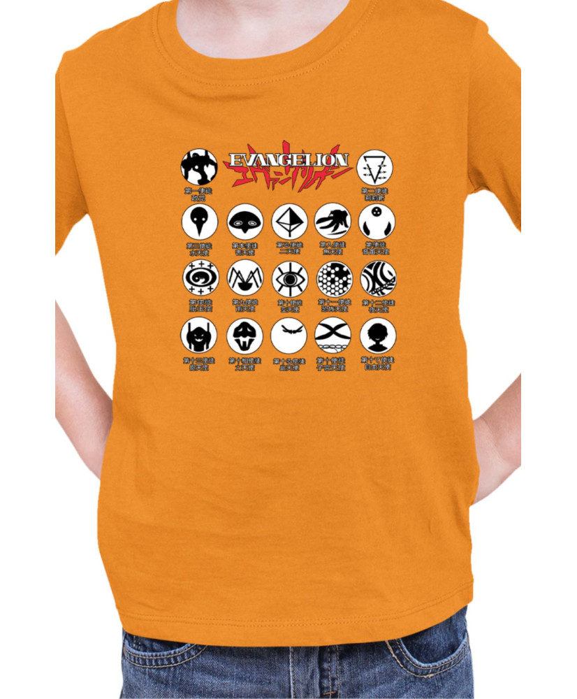 Детска Тениска Japan Manga Anime Comics Animation Neon Genesis Evangelion Angels Symbol