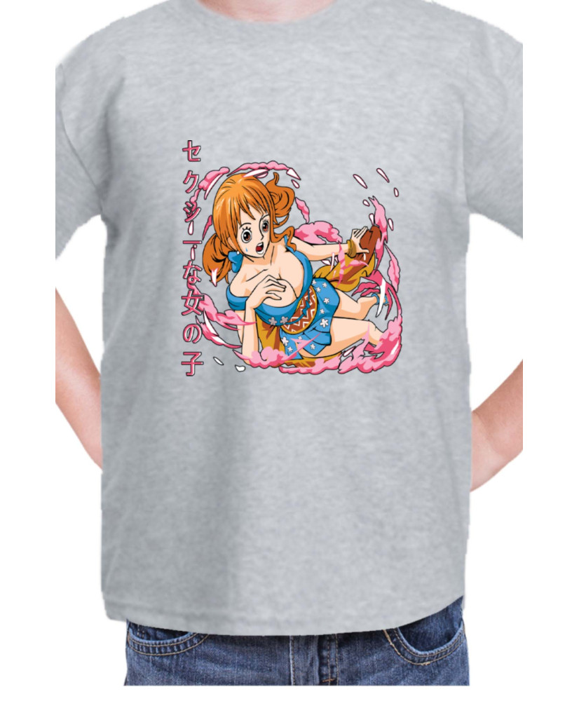Детска Тениска Japan Manga Anime Comics Animation One Piece Nami Детска Тениска Japan Manga Anime Comics Animation One Piece Nami
