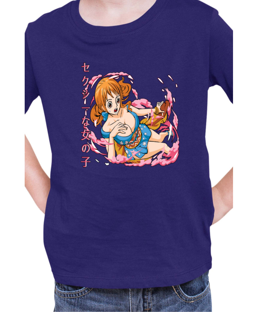 Детска Тениска Japan Manga Anime Comics Animation One Piece Nami
