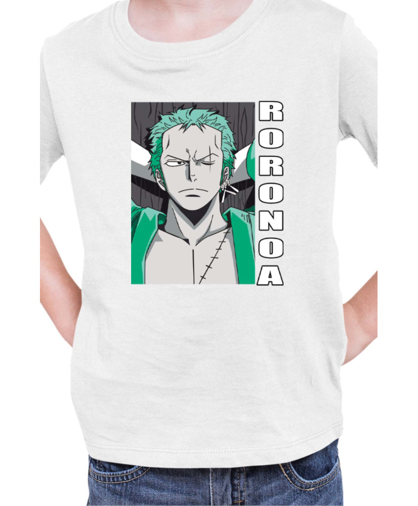 Детска Тениска Japan Manga Anime Comics Animation One Piece Zoro Pose Детска Тениска Japan Manga Anime Comics Animation One Piece Zoro Pose