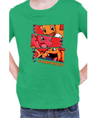Детска Тениска Japan Manga Anime Comics Animation Pokemon Charmander Stages