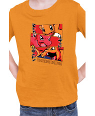 Детска Тениска Japan Manga Anime Comics Animation Pokemon Charmander Stages