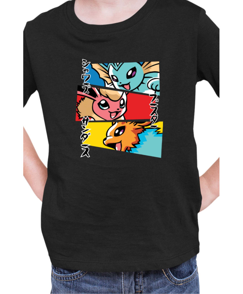 Детска Тениска Japan Manga Anime Comics Animation Pokemon Eevee Evolutions Детска Тениска Japan Manga Anime Comics Animation Pokemon Eevee Evolutions
