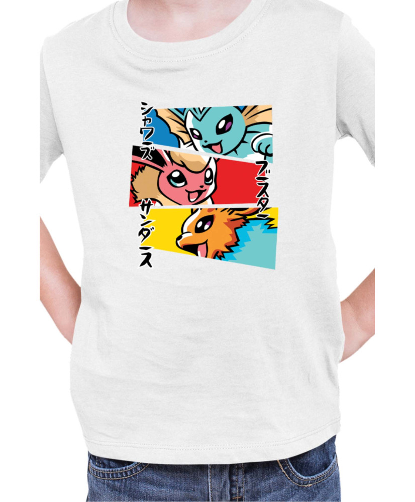 Детска Тениска Japan Manga Anime Comics Animation Pokemon Eevee Evolutions