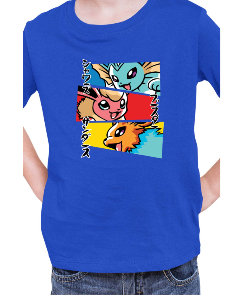 Детска Тениска Japan Manga Anime Comics Animation Pokemon Eevee Evolutions
