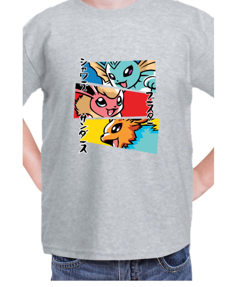Детска Тениска Japan Manga Anime Comics Animation Pokemon Eevee Evolutions