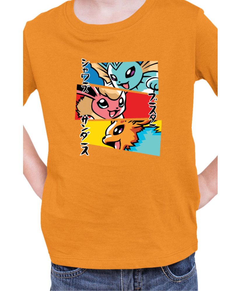 Детска Тениска Japan Manga Anime Comics Animation Pokemon Eevee Evolutions
