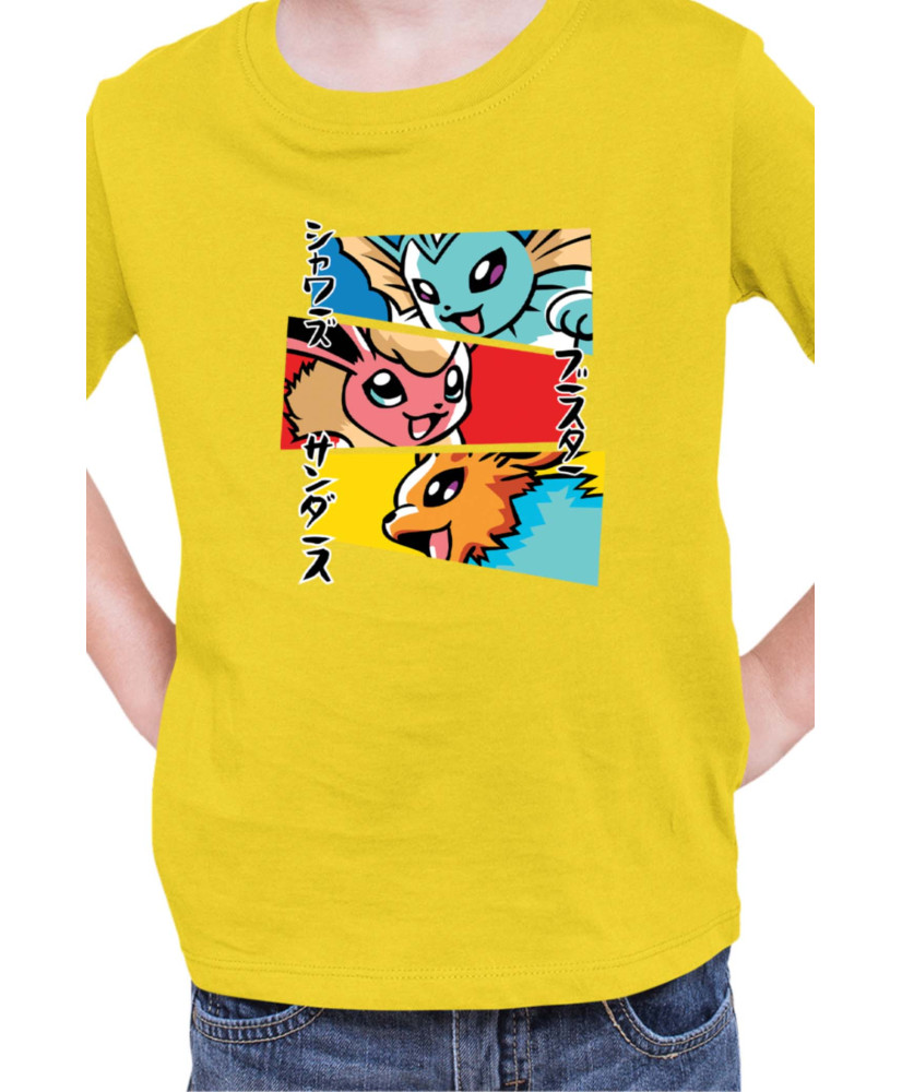 Детска Тениска Japan Manga Anime Comics Animation Pokemon Eevee Evolutions