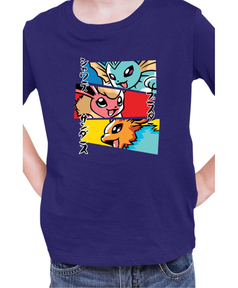 Детска Тениска Japan Manga Anime Comics Animation Pokemon Eevee Evolutions