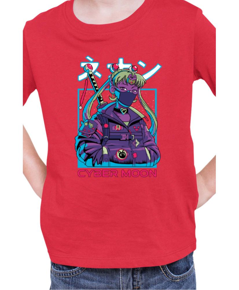 Детска Тениска Japan Manga Anime Comics Animation Sailor Moon Cyber Детска Тениска Japan Manga Anime Comics Animation Sailor Moon Cyber