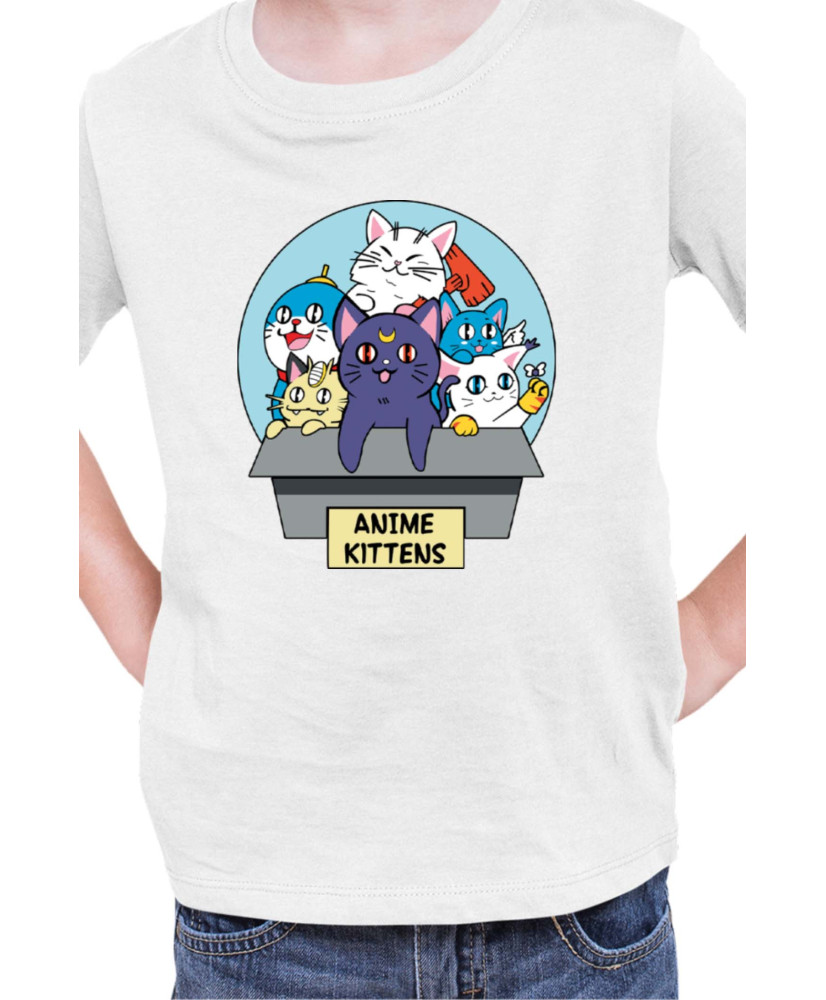 Детска Тениска Japan Manga Anime Comics Animation Sailor Moon Kittens