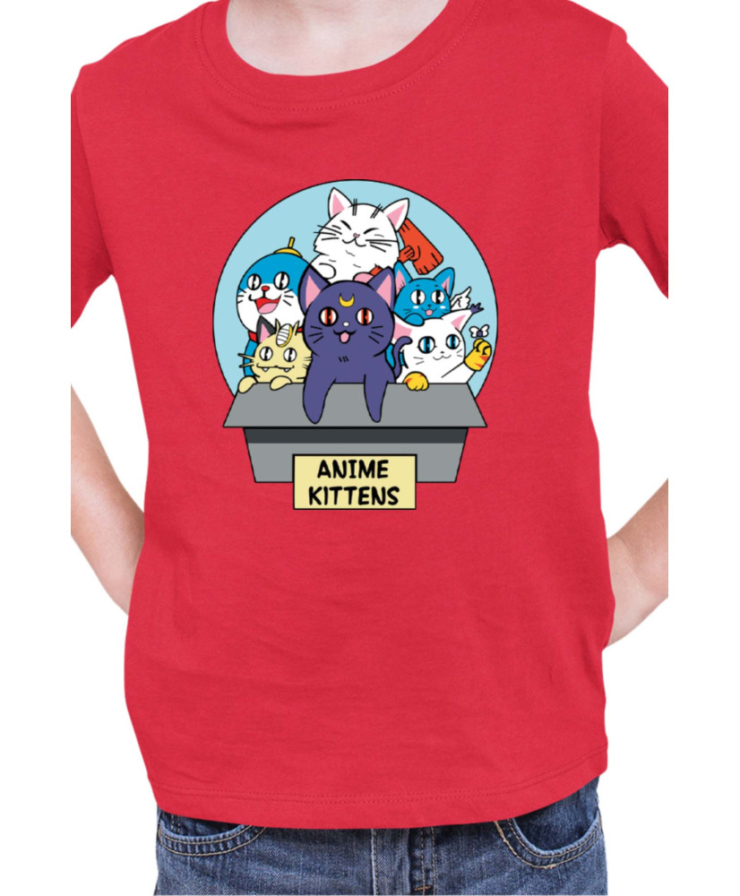 Детска Тениска Japan Manga Anime Comics Animation Sailor Moon Kittens Детска Тениска Japan Manga Anime Comics Animation Sailor Moon Kittens