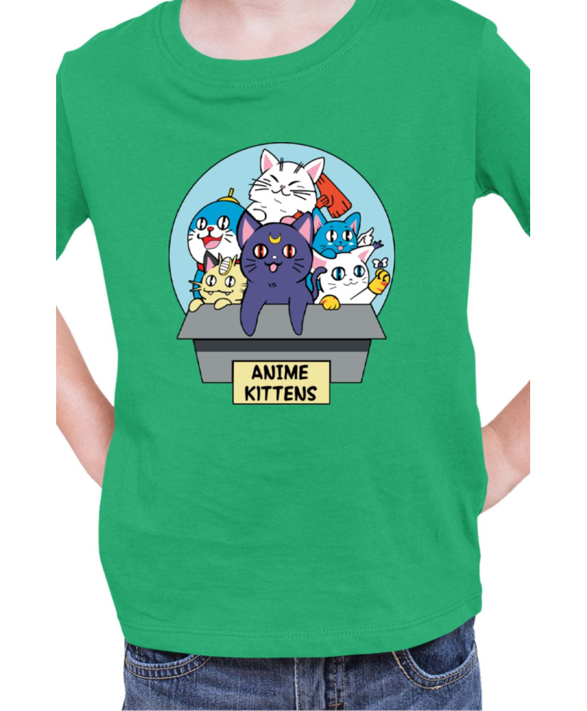 Детска Тениска Japan Manga Anime Comics Animation Sailor Moon Kittens