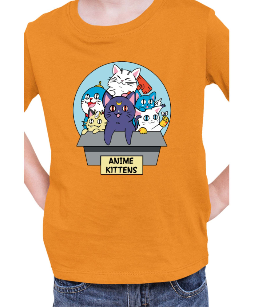 Детска Тениска Japan Manga Anime Comics Animation Sailor Moon Kittens Детска Тениска Japan Manga Anime Comics Animation Sailor Moon Kittens