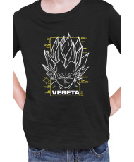 Детска Тениска Japan Manga Anime Comics Animation Dbz Over 9000 Vegeta