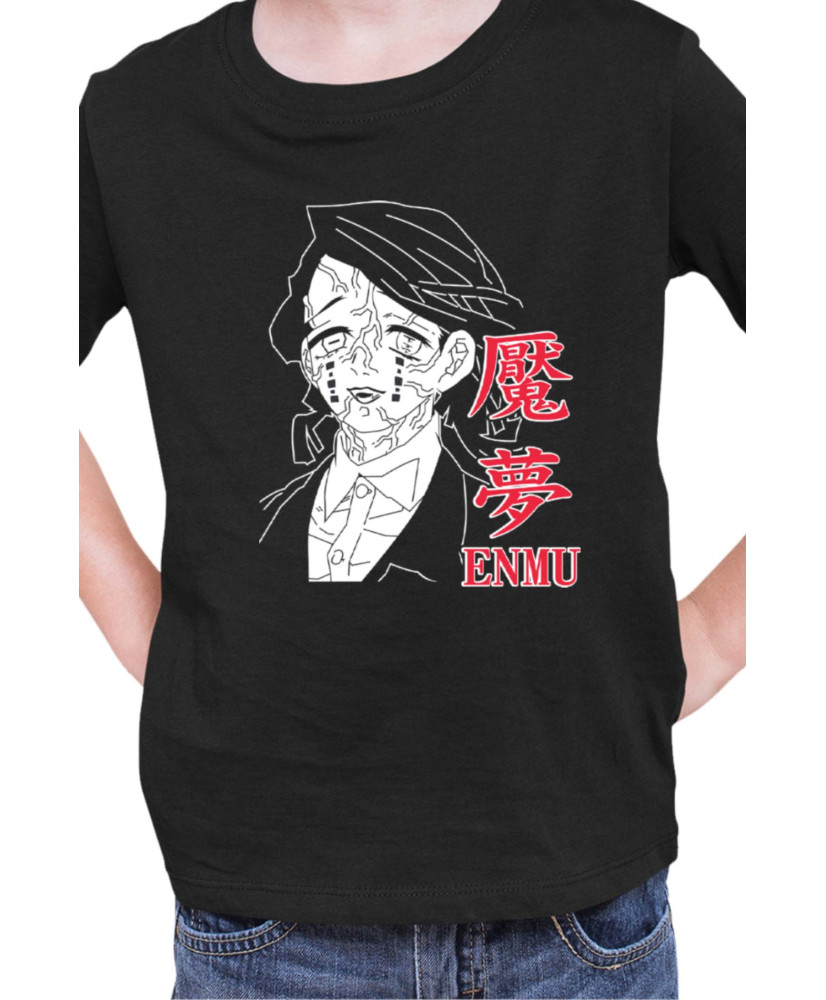 Детска Тениска Japan Manga Anime Comics Animation Demon Slayer Enmu Lower Rank First