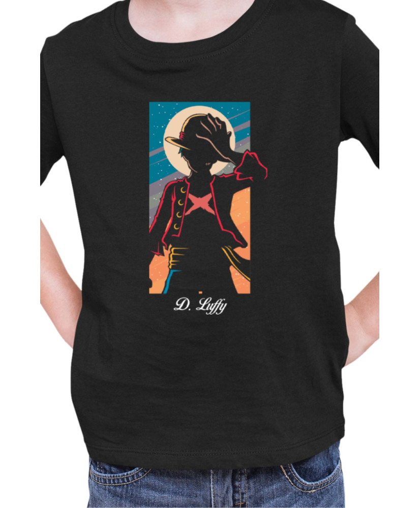 Детска Тениска Japan Manga Anime Comics Animation One Piece Moonlight Luffy
