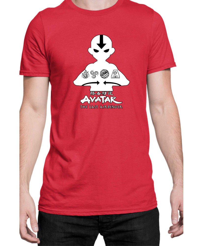 Мъжка Тениска Japan Manga Anime Comics Animation Avatar The Last Airbender Aang Мъжка Тениска Japan Manga Anime Comics Animation Avatar The Last Airbender Aang