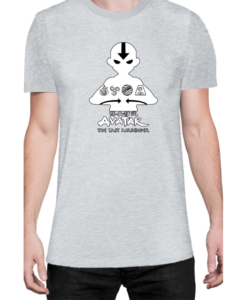 Мъжка Тениска Japan Manga Anime Comics Animation Avatar The Last Airbender Aang Мъжка Тениска Japan Manga Anime Comics Animation Avatar The Last Airbender Aang