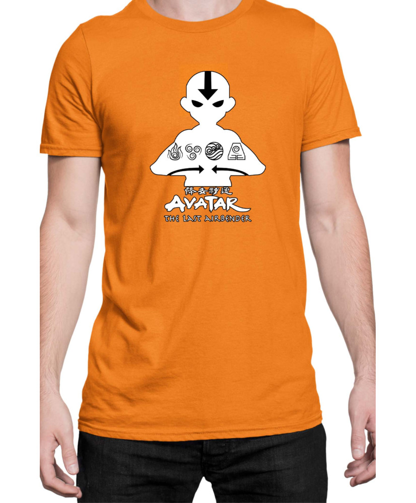 Мъжка Тениска Japan Manga Anime Comics Animation Avatar The Last Airbender Aang Мъжка Тениска Japan Manga Anime Comics Animation Avatar The Last Airbender Aang