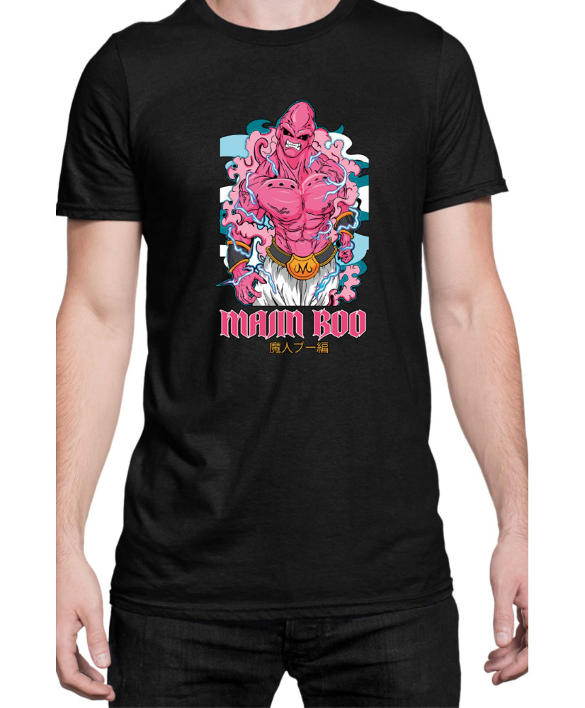 Мъжка Тениска Japan Manga Anime Comics Animation Dbz Boo Super Form Мъжка Тениска Japan Manga Anime Comics Animation Dbz Boo Super Form