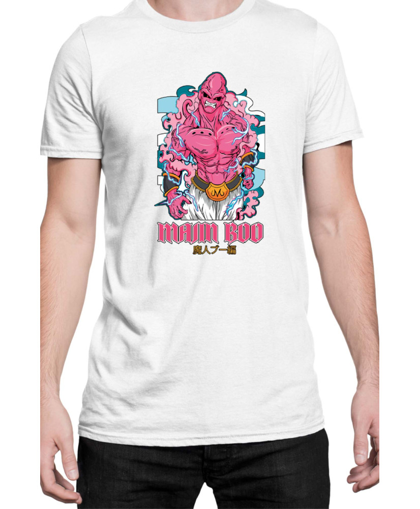 Мъжка Тениска Japan Manga Anime Comics Animation Dbz Boo Super Form Мъжка Тениска Japan Manga Anime Comics Animation Dbz Boo Super Form