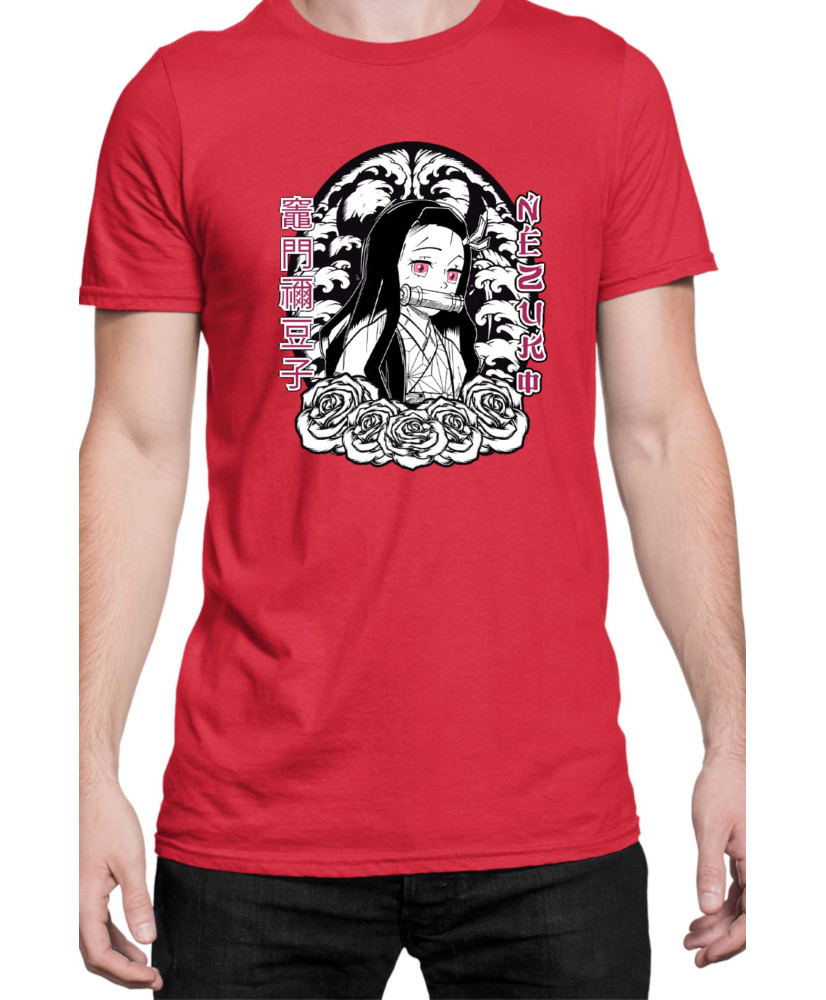 Мъжка Тениска Japan Manga Anime Comics Animation Demon Slayer Cute Nezuko