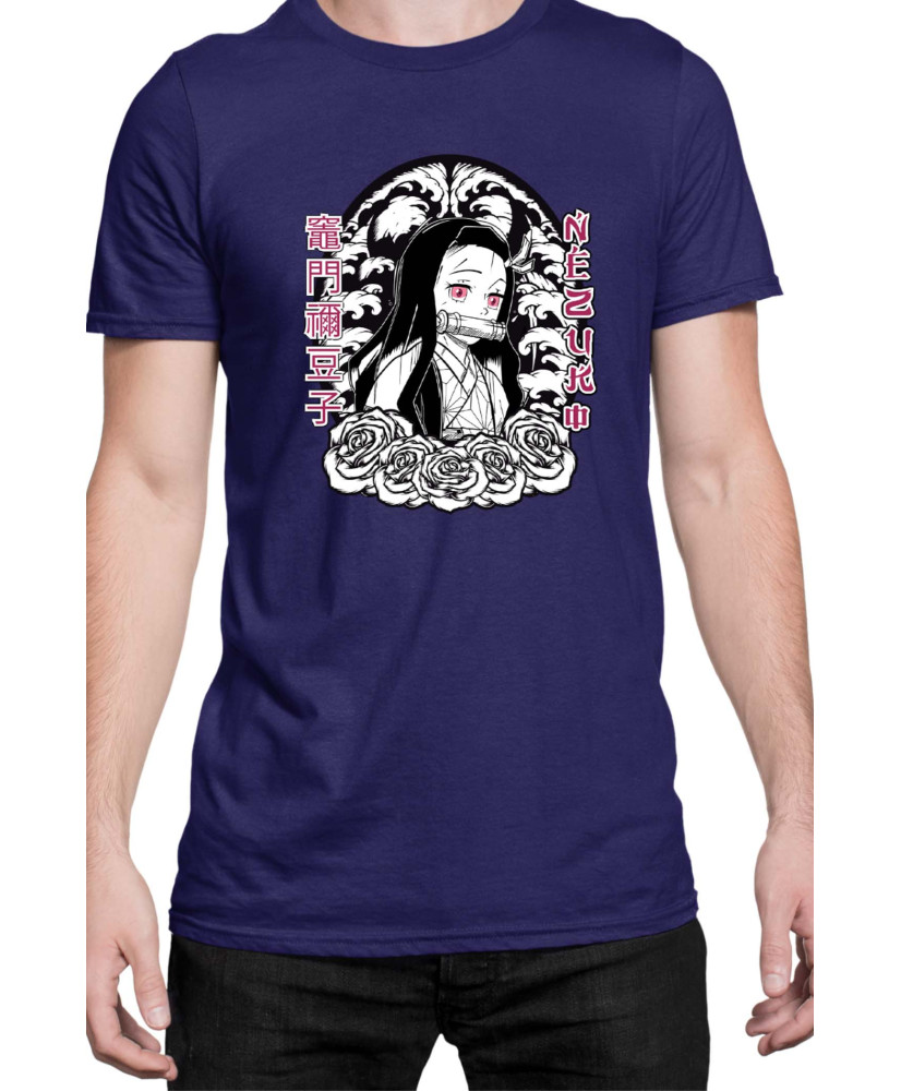 Мъжка Тениска Japan Manga Anime Comics Animation Demon Slayer Cute Nezuko