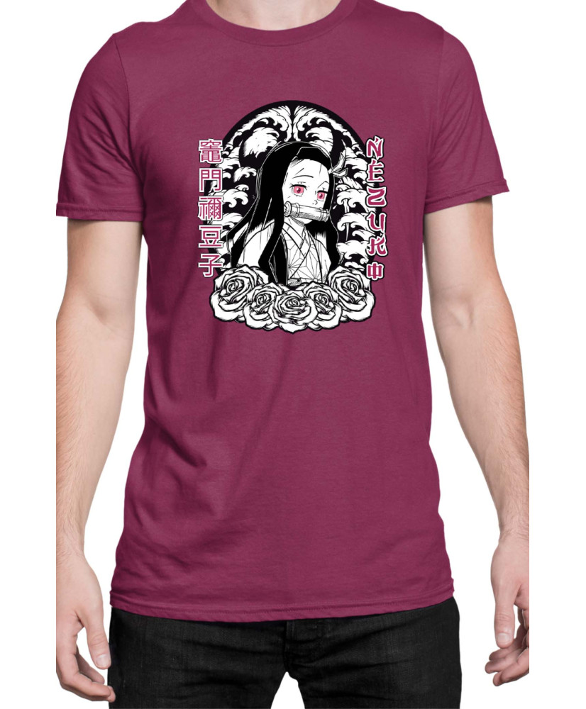 Мъжка Тениска Japan Manga Anime Comics Animation Demon Slayer Cute Nezuko