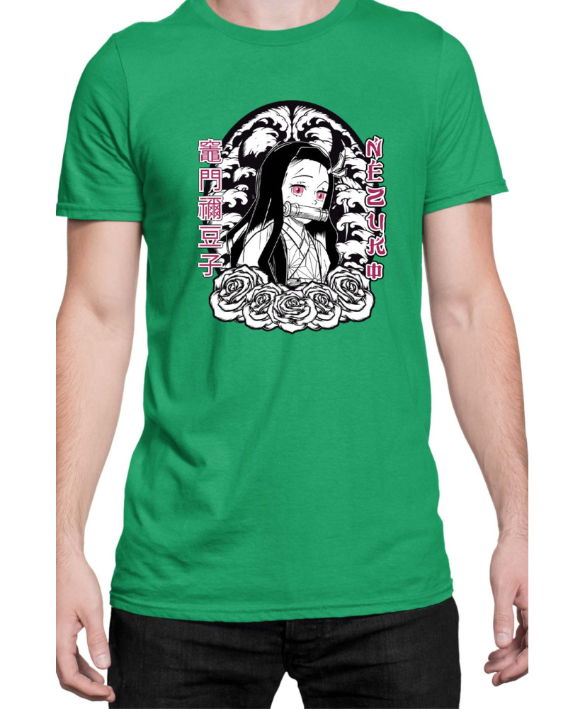 Мъжка Тениска Japan Manga Anime Comics Animation Demon Slayer Cute Nezuko