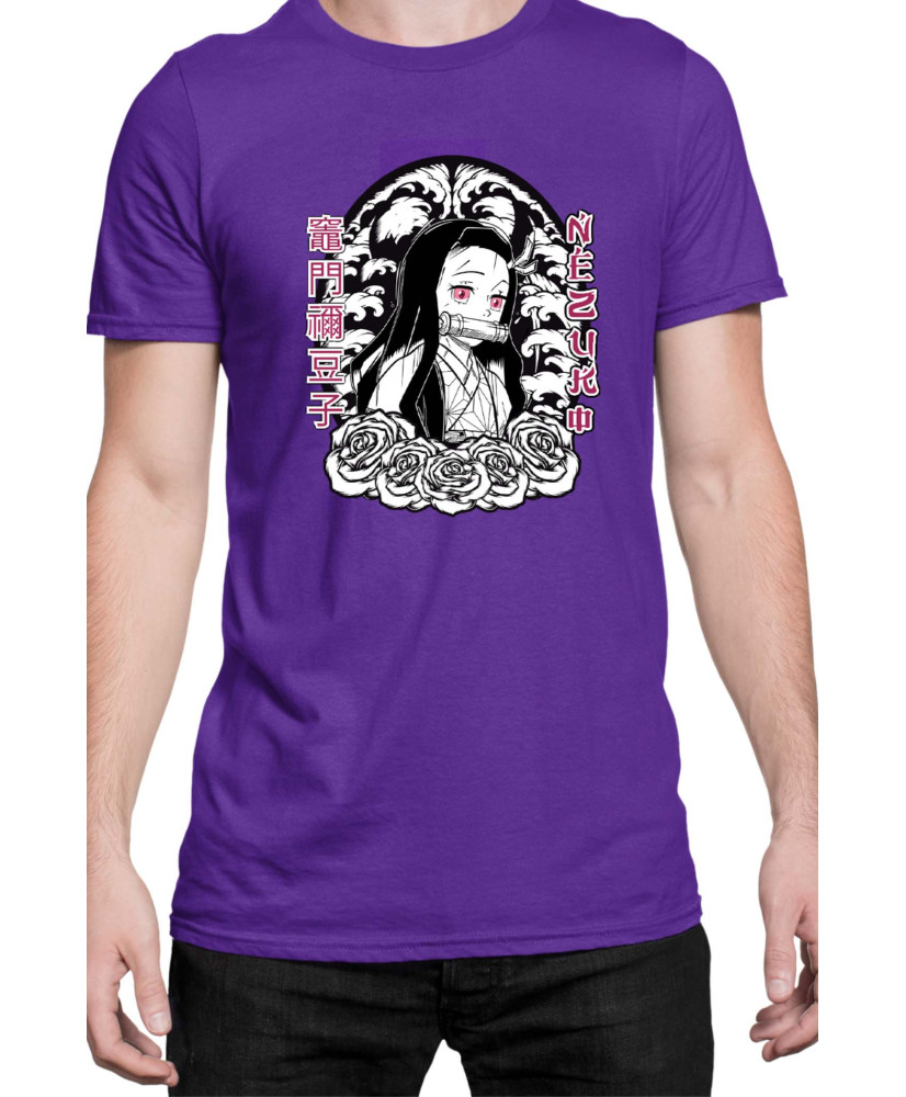 Мъжка Тениска Japan Manga Anime Comics Animation Demon Slayer Cute Nezuko