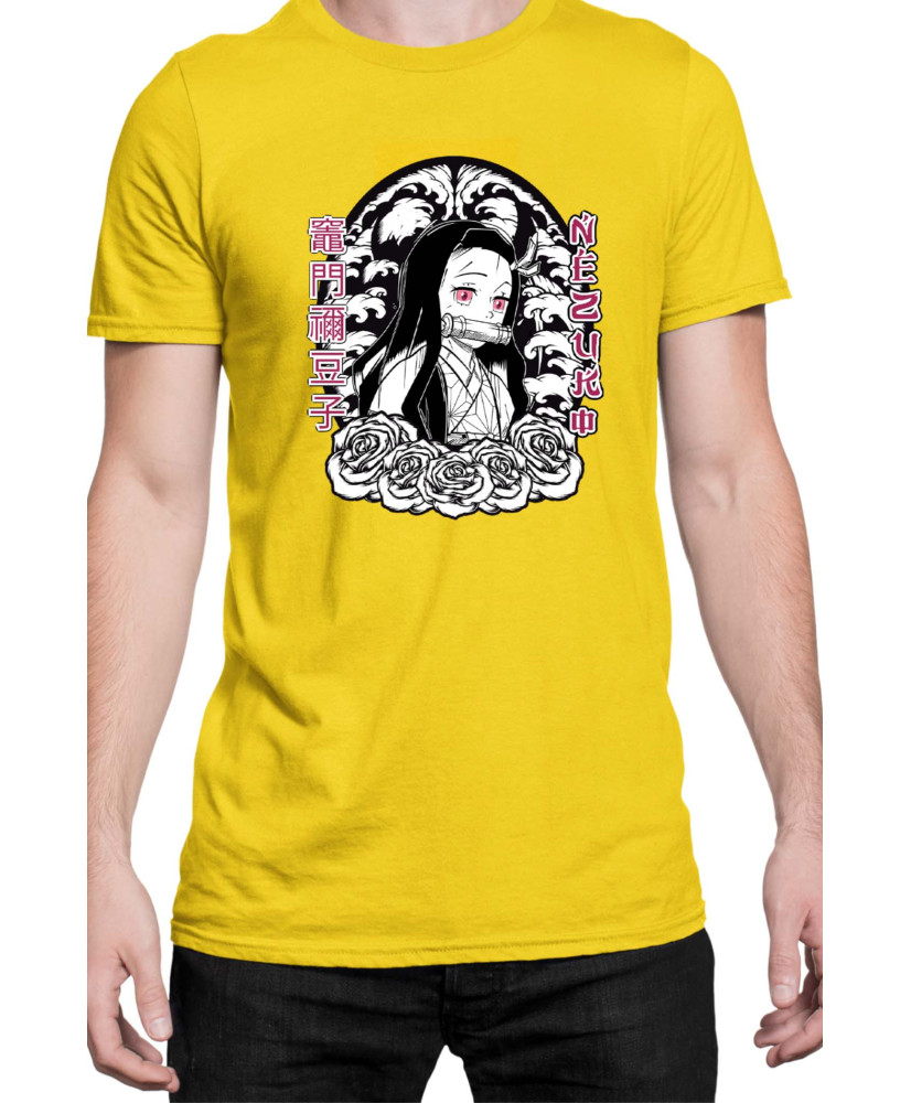 Мъжка Тениска Japan Manga Anime Comics Animation Demon Slayer Cute Nezuko