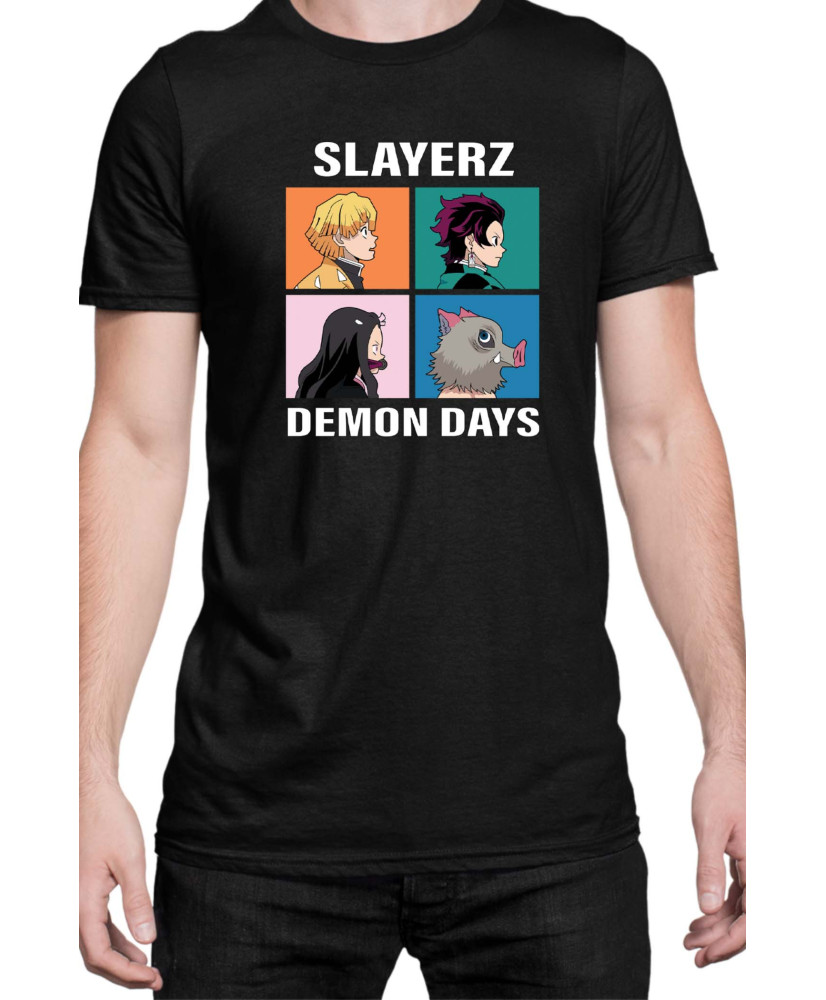 Мъжка Тениска Japan Manga Anime Comics Animation Demon Slayer Slayerz