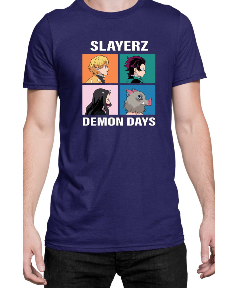 Мъжка Тениска Japan Manga Anime Comics Animation Demon Slayer Slayerz