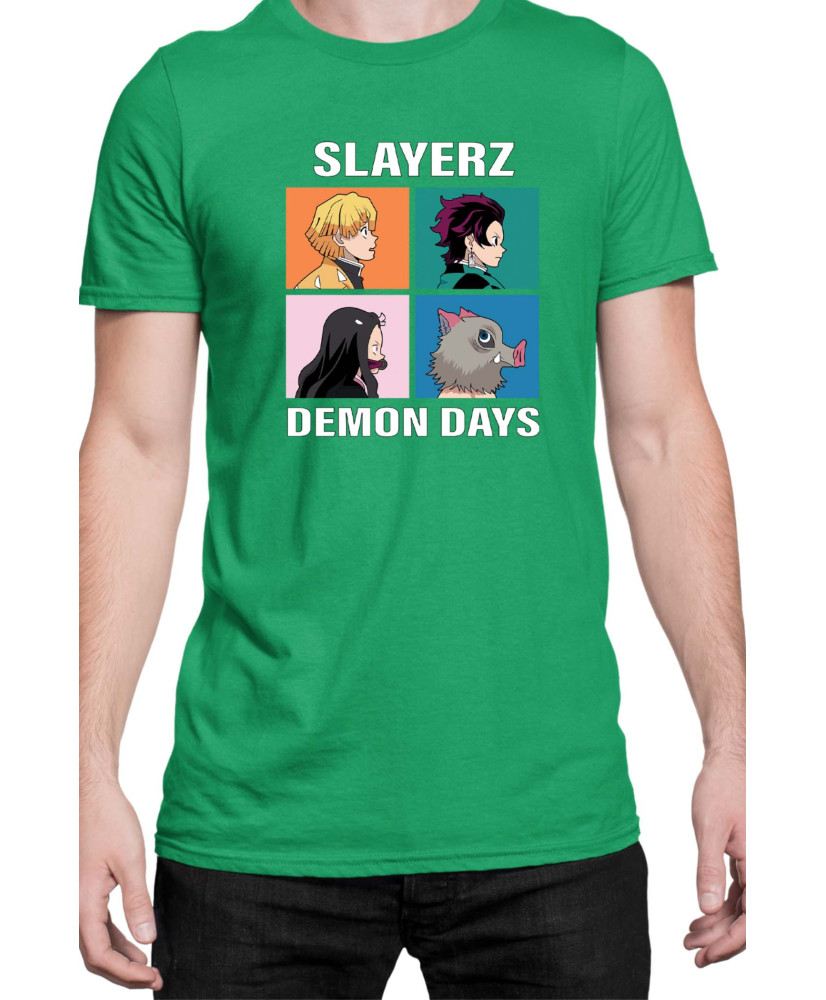 Мъжка Тениска Japan Manga Anime Comics Animation Demon Slayer Slayerz