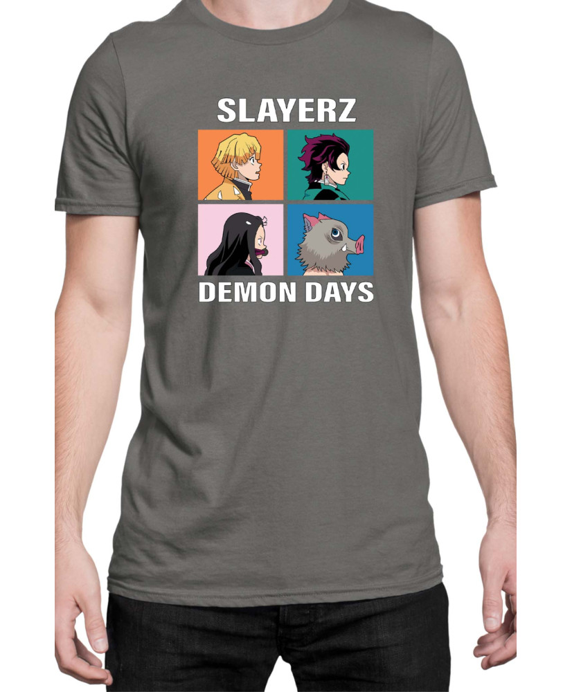 Мъжка Тениска Japan Manga Anime Comics Animation Demon Slayer Slayerz