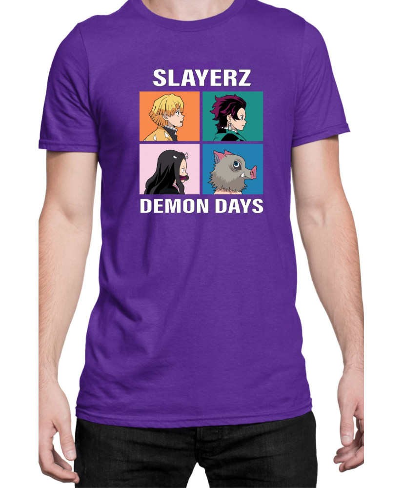 Мъжка Тениска Japan Manga Anime Comics Animation Demon Slayer Slayerz