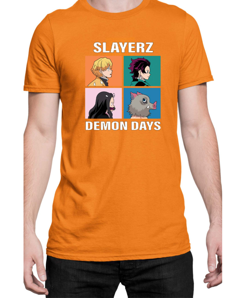 Мъжка Тениска Japan Manga Anime Comics Animation Demon Slayer Slayerz